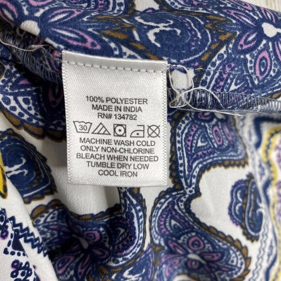 NWT Indulge In Style Blue & Yellow Sundress Sz M - Picture 5 of 5